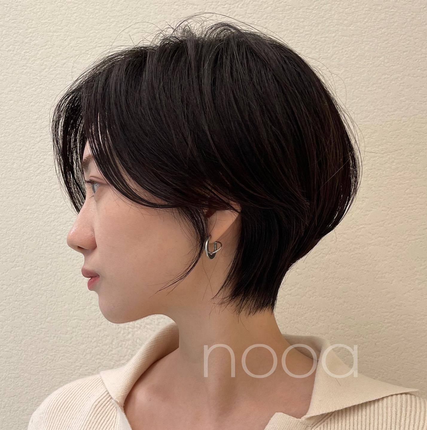 Asian Elongated Pixie Haircut